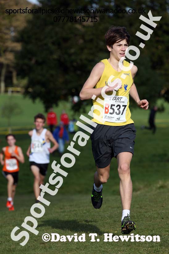 Mens under-17s Northern Cross Country Relays. Photo: David T. Hewitson/Sports for All Pics